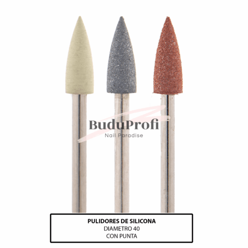 Pulidor de Silicona en Forma de Cono con Punta 40mm.