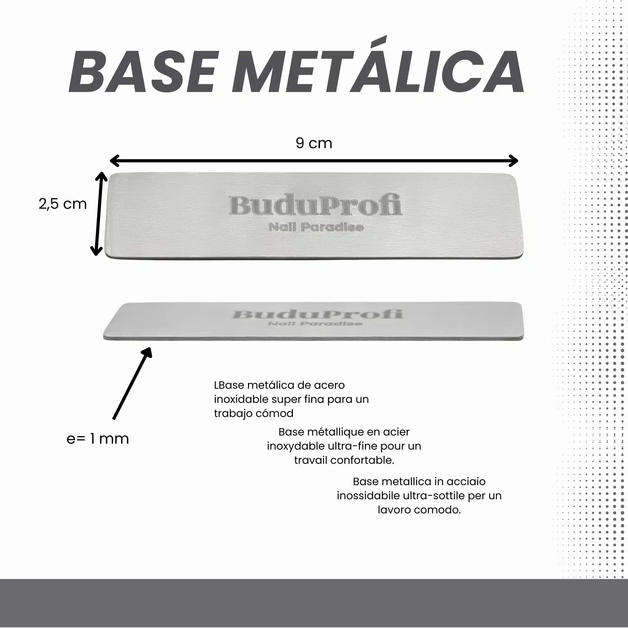 Pack de 25 Buffer de 95x25x5 mm - Imagen 3