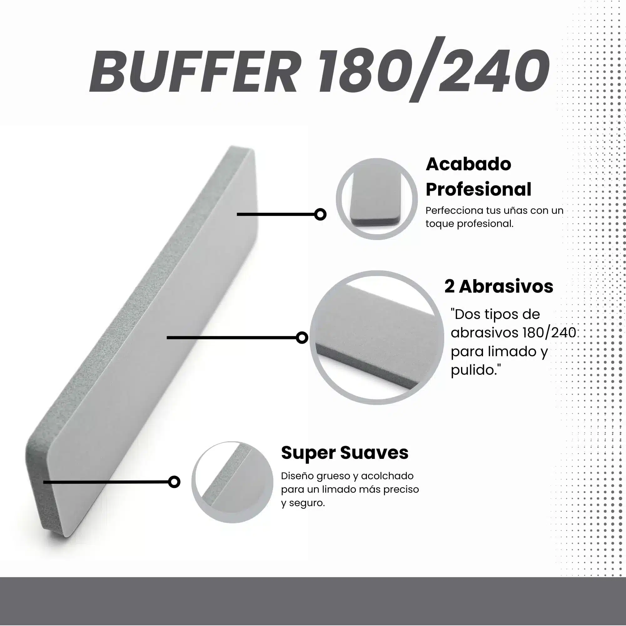 Pack de 25 Buffer de 95x25x5 mm - Imagen 4