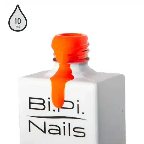 Bi.Pi. Nails, Esmalte Semipermanente 10 ml, 004, Naranja Fluor