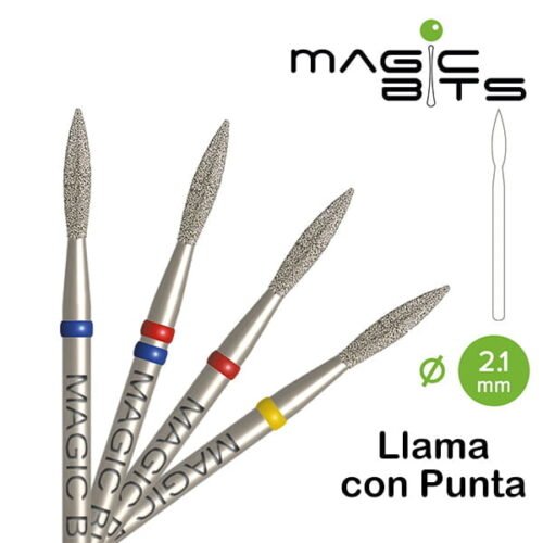 Biotech Fresa Diamante Llama Con Punta 2.1 mm