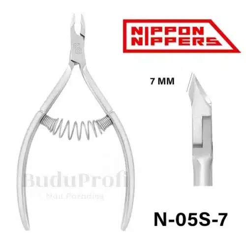 Nippon Nippers Alicates, Serie 5, 7 mm, Muelle Espiral, N-05S-7