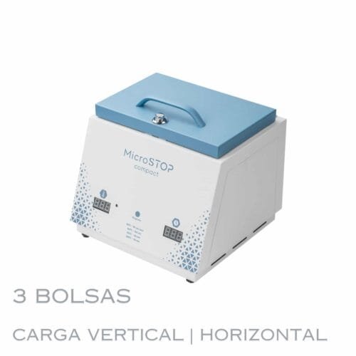 MicroSTOP Compact Esterilizador de Calor Seco, 3 Bolsas