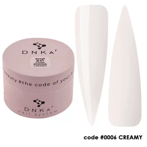 Acryl Gel "DNKa" ,30 ml #0006/Creamy