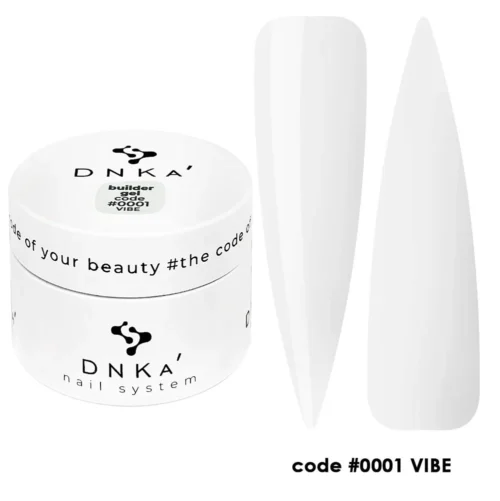 Builder Gel "DNKa" , #0001/Vibe/Transparente