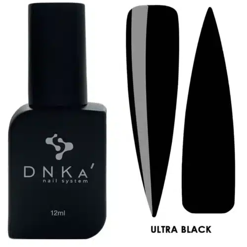 Color Gel Polish "DNKa" , 12ml , Ultra BLACK