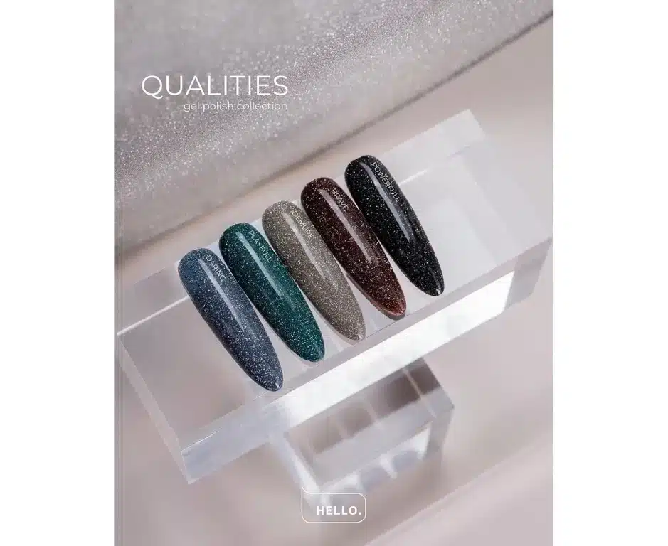 HeyLove, Esmalte Semipermanente Reflectante «Demure», 15ml. QUALITIES colección. - Imagen 5