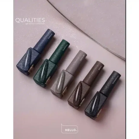 KIT HeyLove, Esmaltes Semipermanentes reflectante. QUALITIES colección