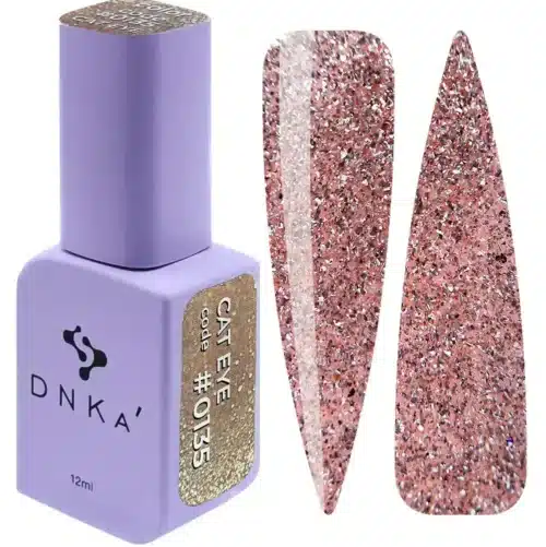 Color Gel Polish "DNKa" , 12ml , #0135 Cat Eye