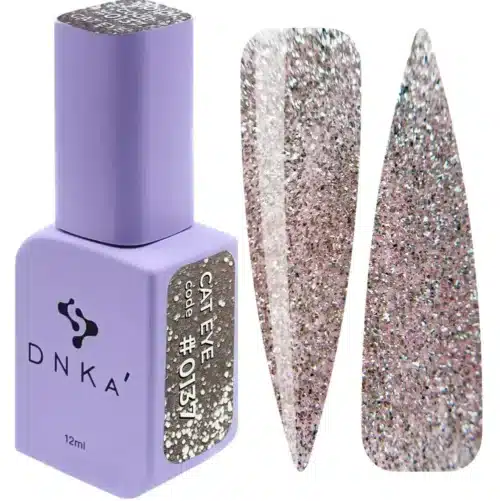 Color Gel Polish "DNKa" , 12ml , #0137 Cat Eye