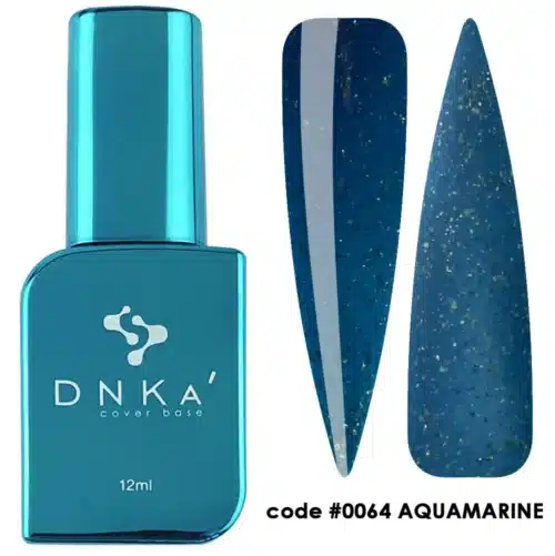 Rubber Base French "DNKa" (cover) , 12ml , #0064/Aquamarine