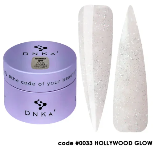 Builder Gel "DNKa" , 30ml #0033 HOLLYWOOD GLOW