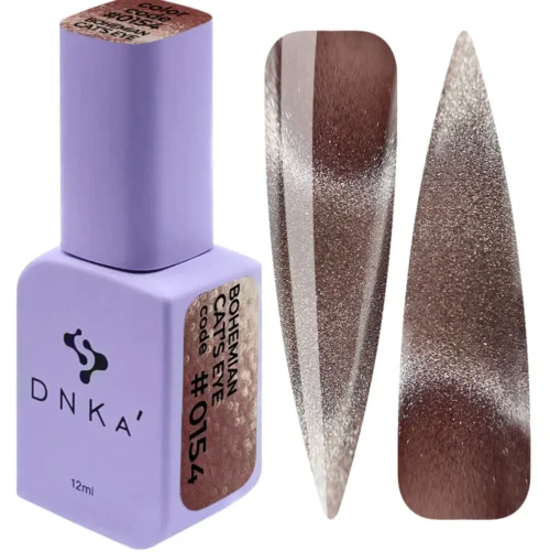 Color Gel Polish "DNKa" , 12ml , #0154 Bohemian Cat Eye