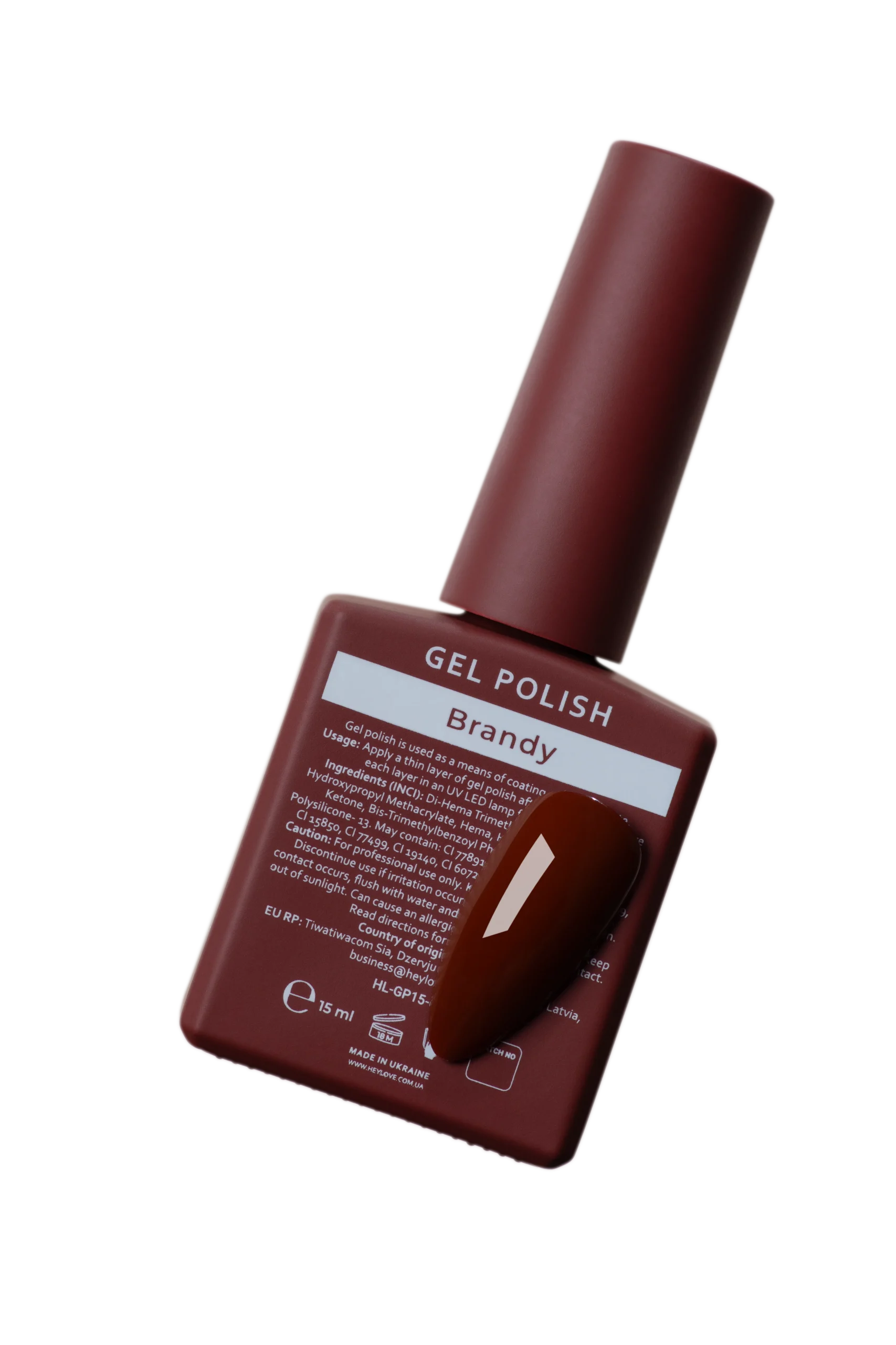 HeyLove, Esmalte Semipermanente, Brandy - Imagen 3