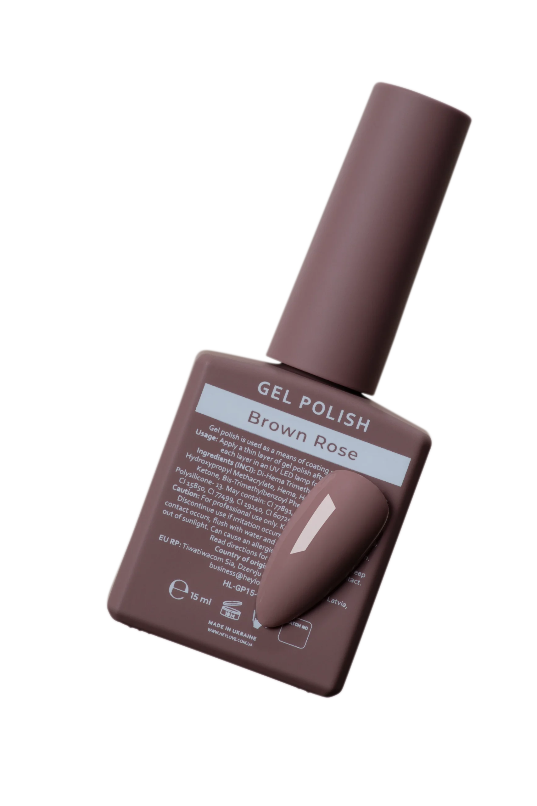 HeyLove, Esmalte Semipermanente, Brown Rose - Imagen 3
