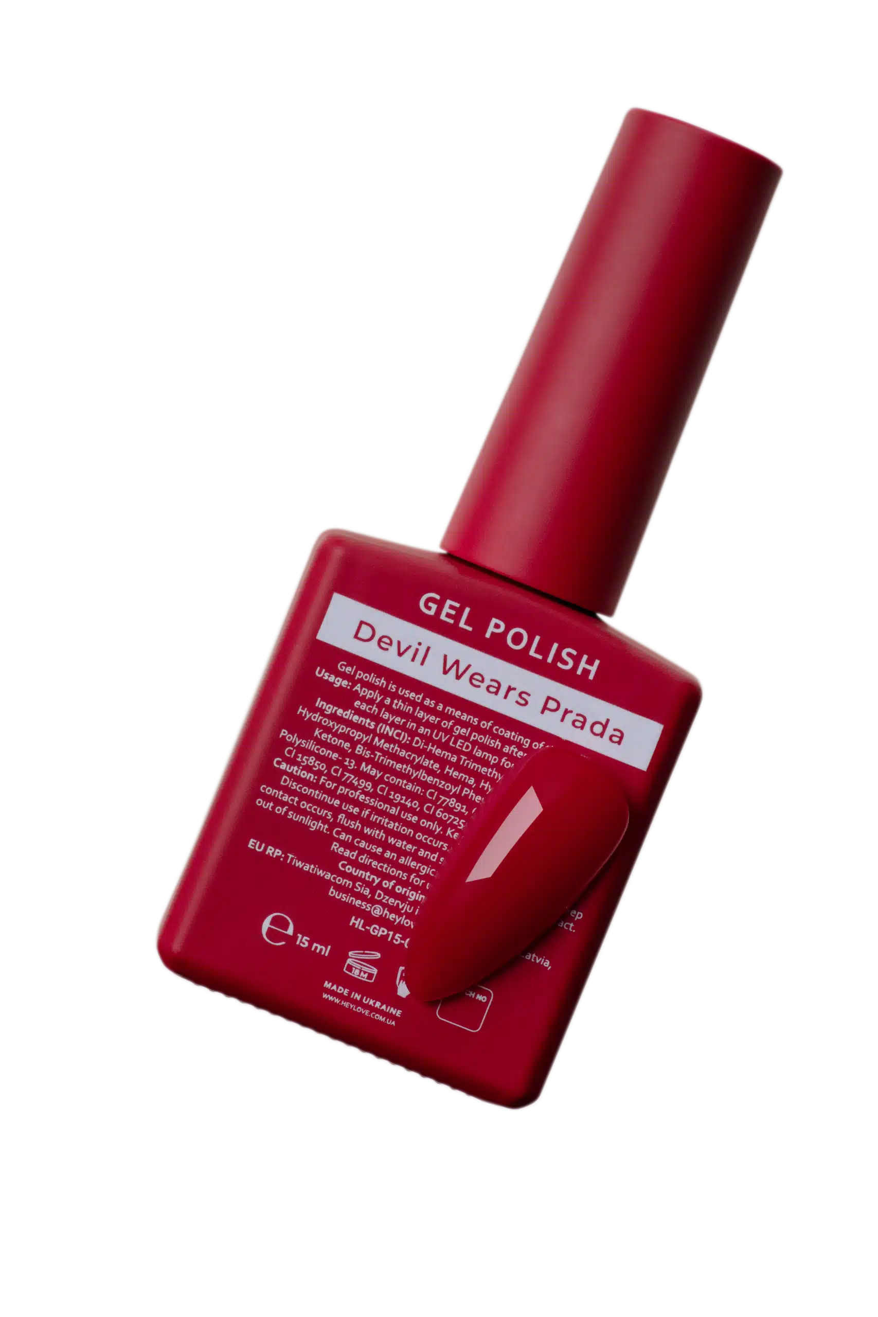 HeyLove, Esmalte Semipermanente, Devil Wears Prada - Imagen 3