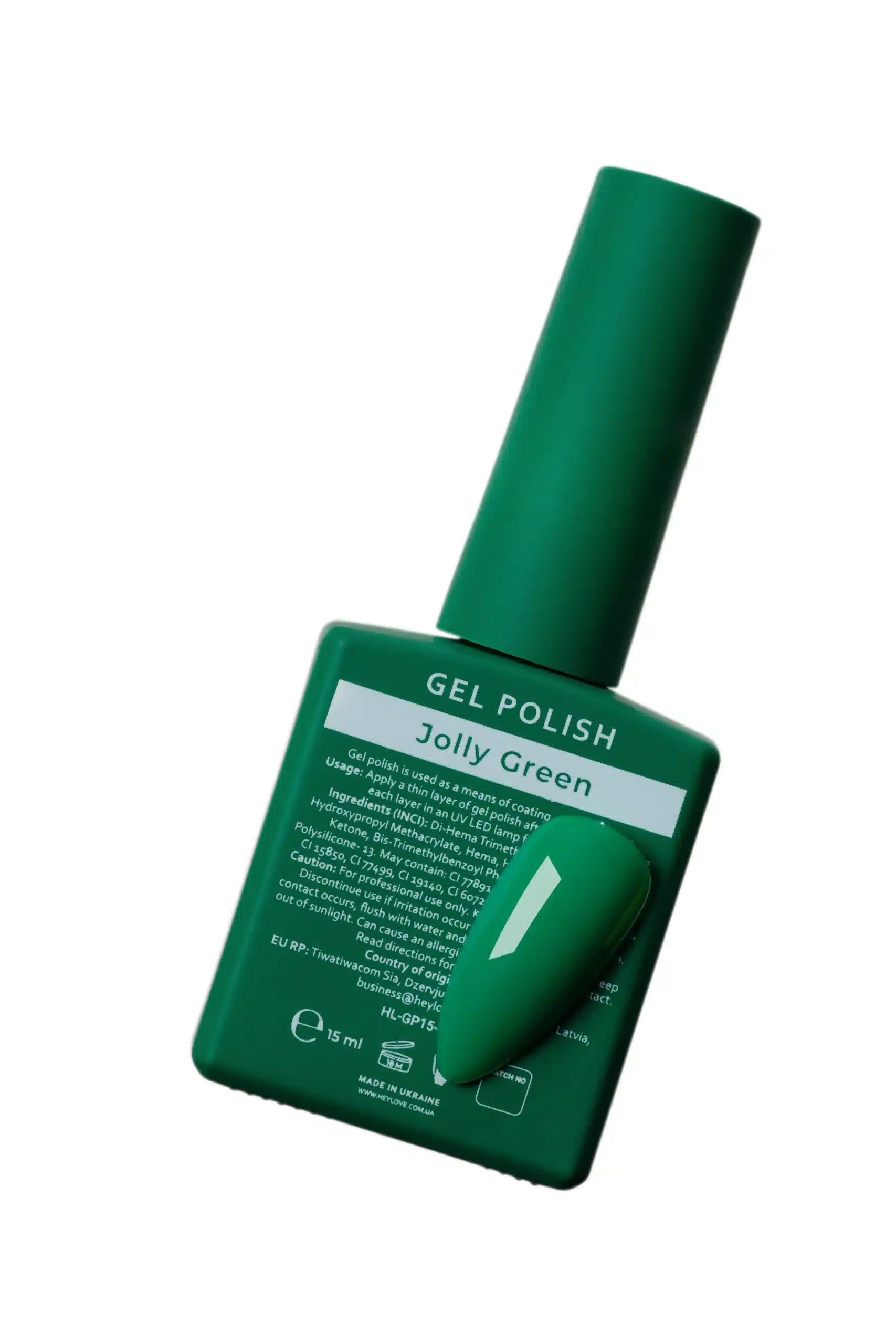 HeyLove, Esmalte Semipermanente, Jolly Green - Imagen 3