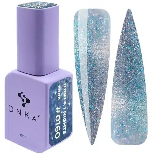 Color Gel Polish "DNKa" , 12ml , #0160 Cat Eye