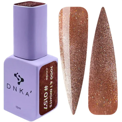 Color Gel Polish "DNKa" , 12ml , #0157 Cat Eye