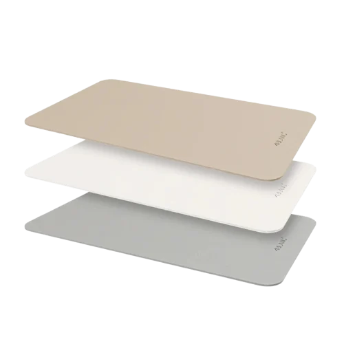 Tapeta Mesa Manicura 4Blanc PU 500x300 – Gris, Beige y Blanco