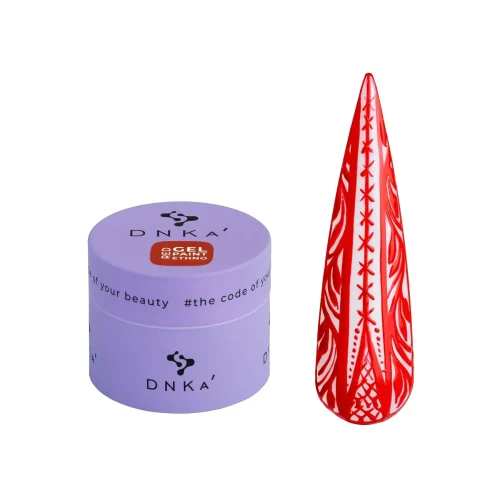 DNKA  Gel Paint Ethno, 5 ml. Red