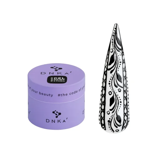 DNKA  Gel Paint Ethno, 5 ml. Black