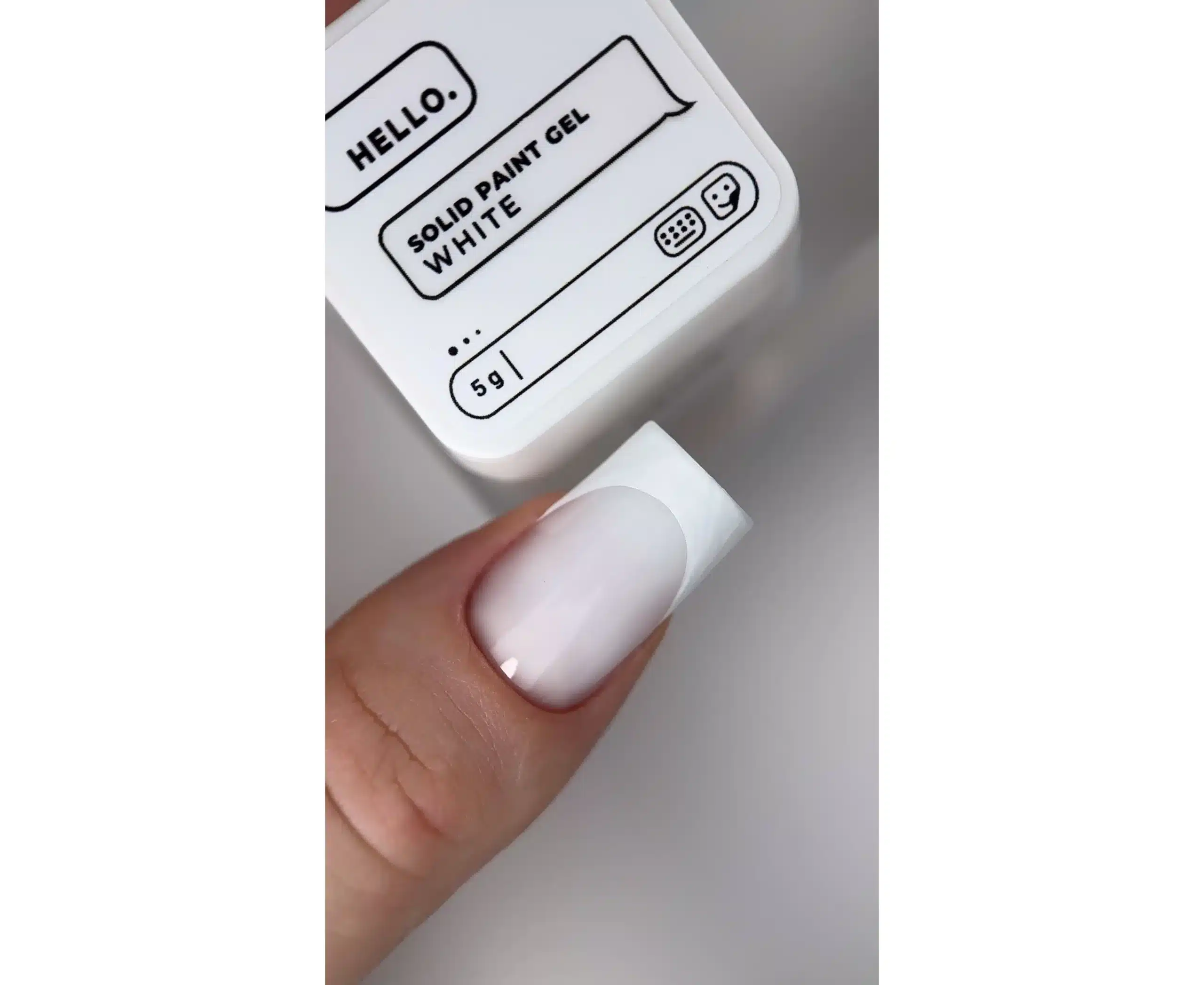 HEYLOVE Solid paint gel White - Imagen 2