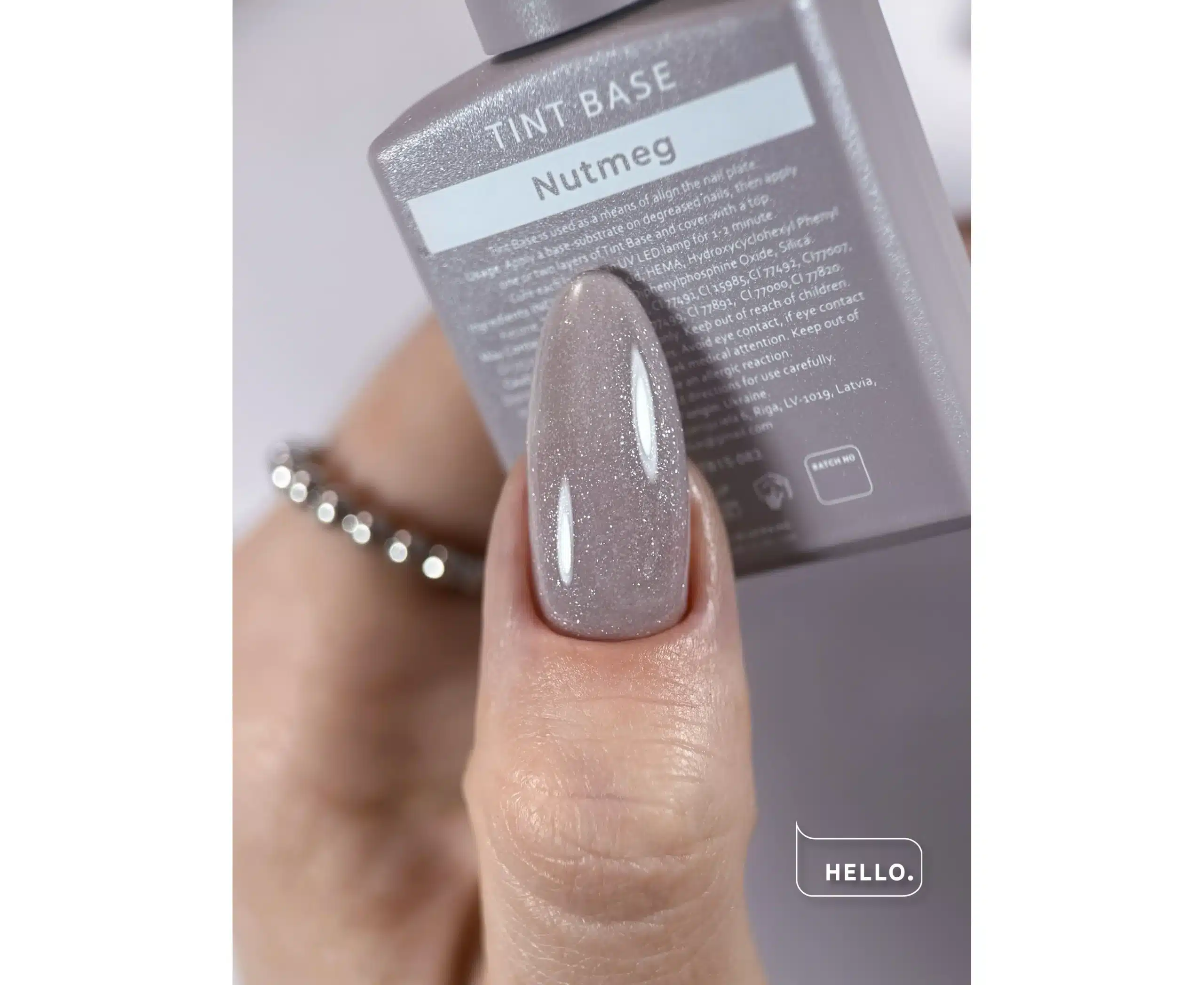 HeyLove, Tint base «Nutmeg», Nuts colección, 15ml - Imagen 2