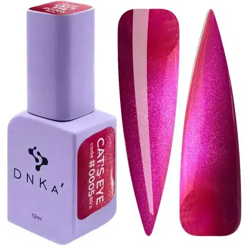 Color Gel Polish "DNKa" , 80`s Cat Eye #0005