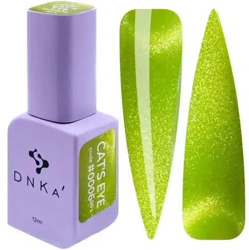 Color Gel Polish "DNKa" , 80`s Cat Eye #0006