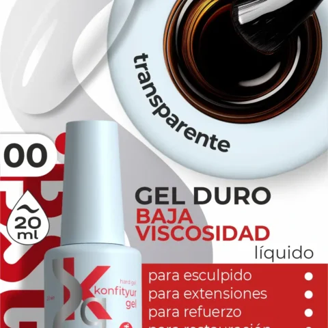 Gel duro BSG Konfithur en frasco baja viscosidad #00, 20 ml