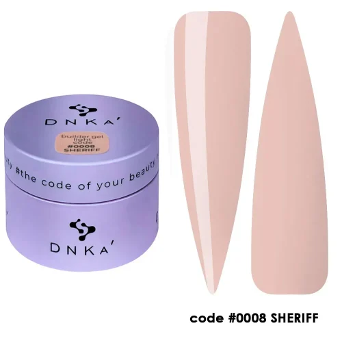 Builder Gel Light "DNKa", 30ml  #0008 Sheriff
