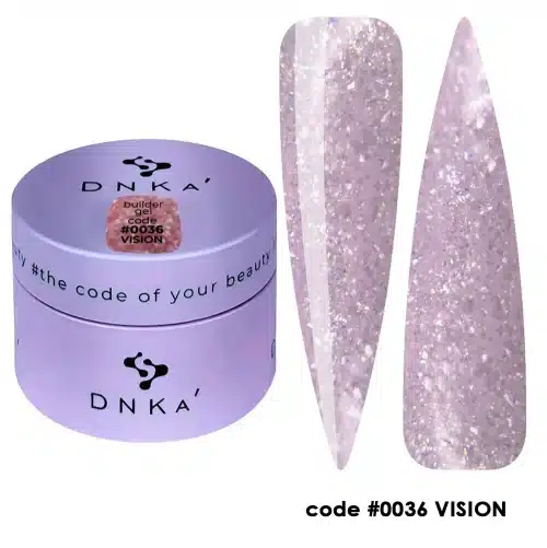 Builder Gel "DNKa" , 30ml #0036 VISION