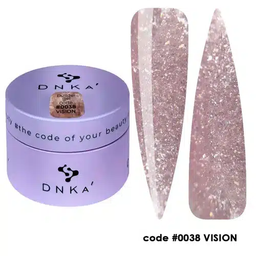 Builder Gel "DNKa" , 30ml #0038 VISION