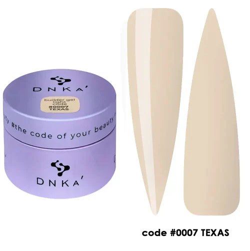 Builder Gel Light "DNKa", 30ml  #0007 Texas