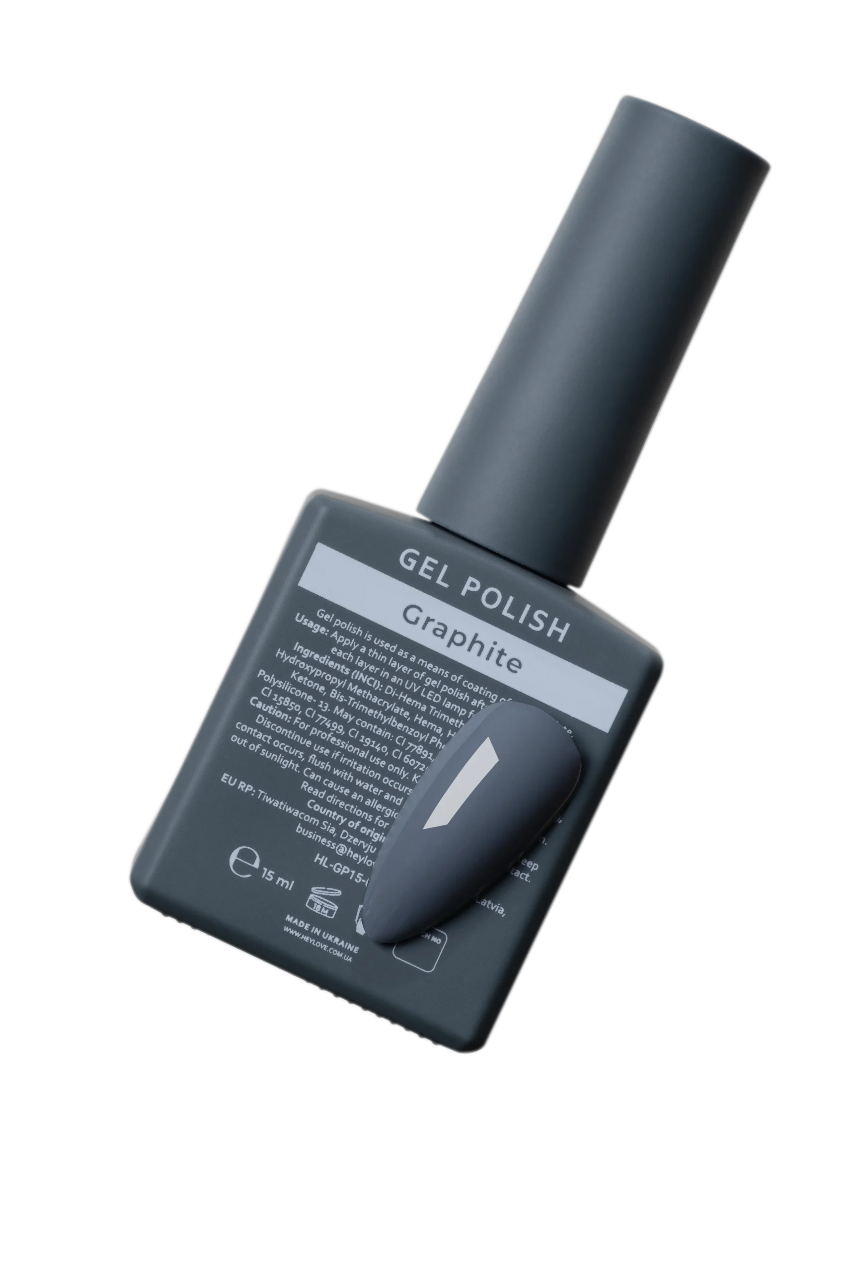 HeyLove, Esmalte Semipermanente, Graphite - Imagen 3