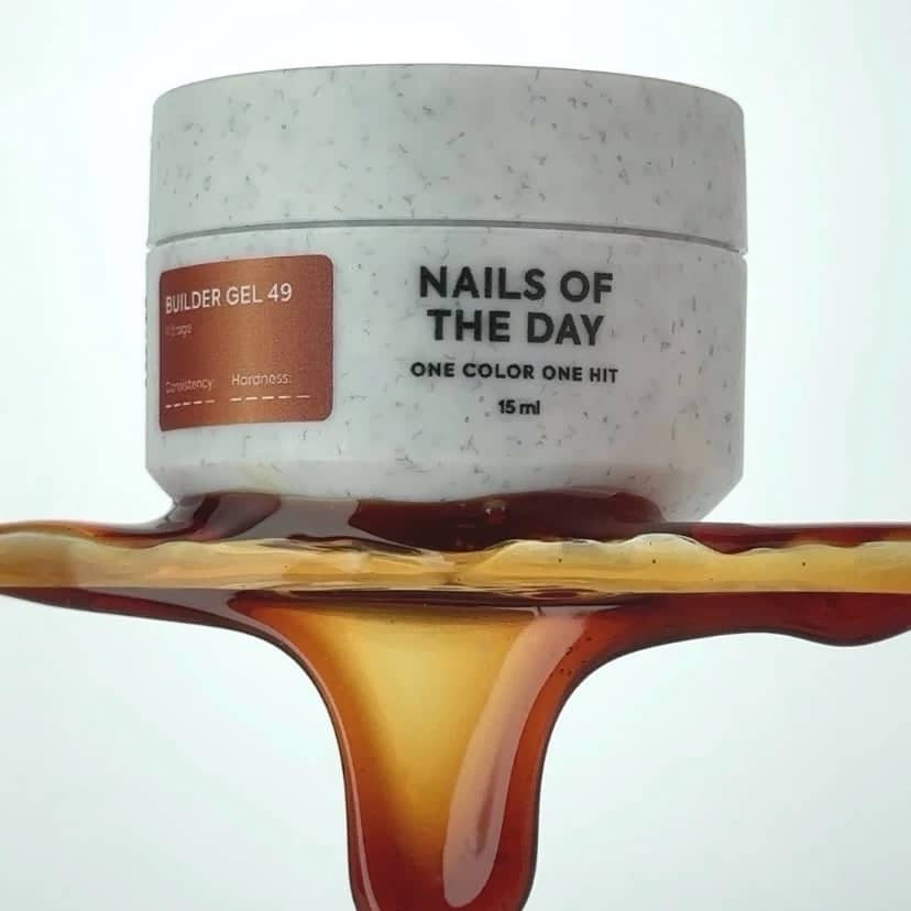 NAILSOFTHEDAY Builder gel 49 vitrage - Imagen 3
