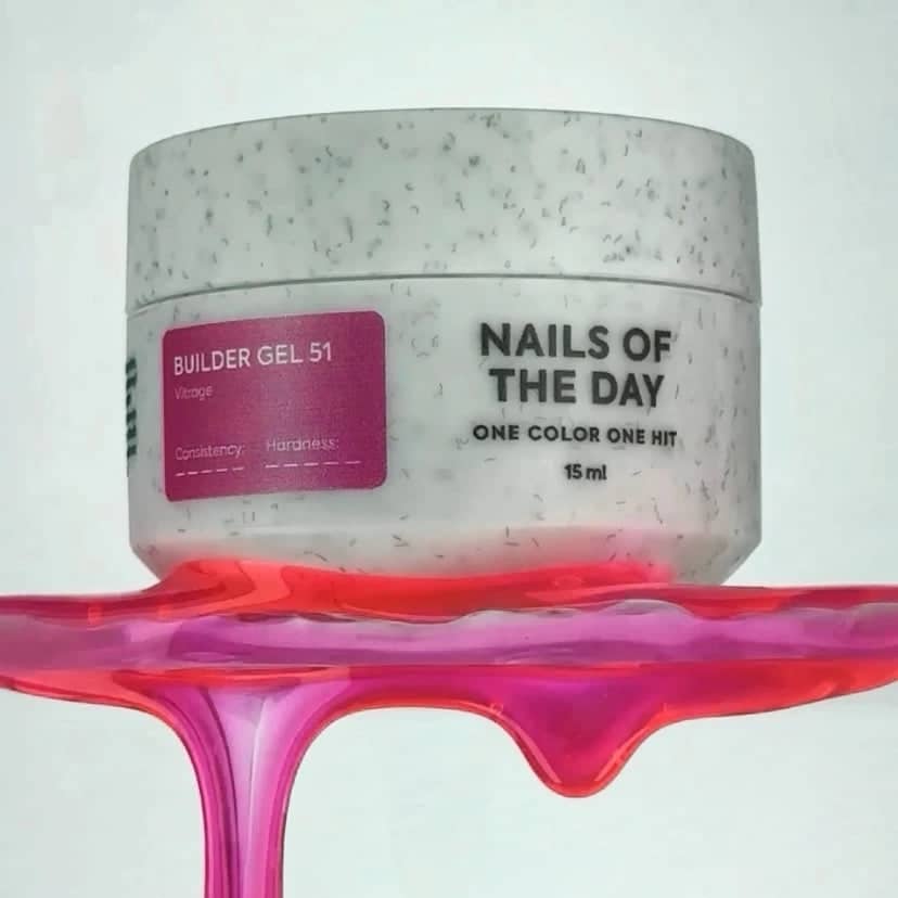 NAILSOFTHEDAY Builder gel 51 vitrage - Imagen 4