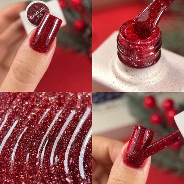 NAILSOFTHEDAY Gel Polish Campari - Imagen 4