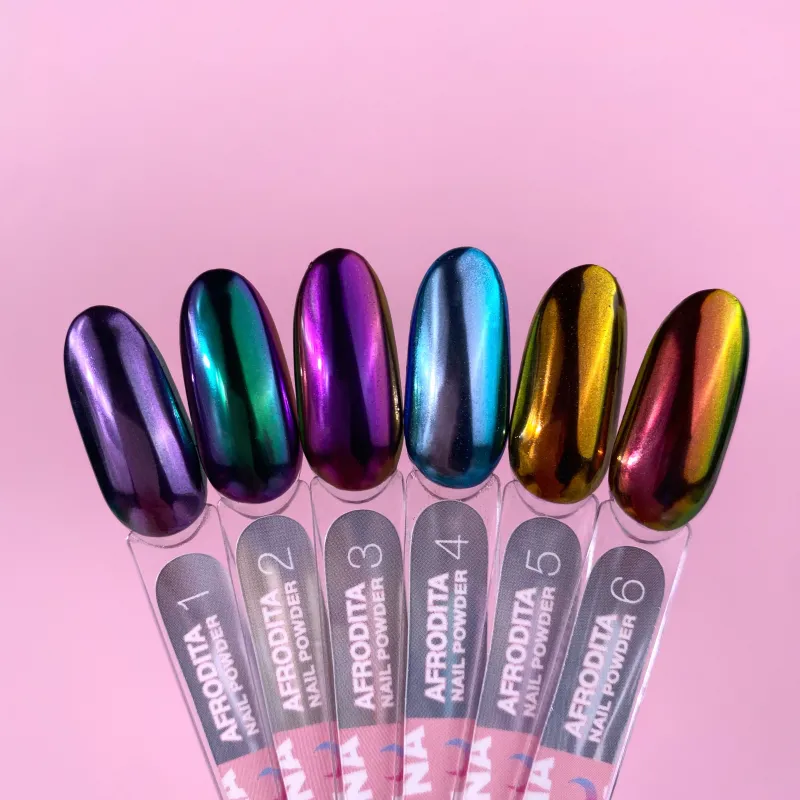 Set Afrodita Nail Rubs, Luna Moon, 6 piezas - Imagen 8