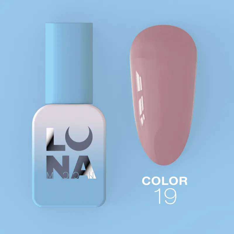 Color Nº19 gel polish, Luna Moon, 8 ml
