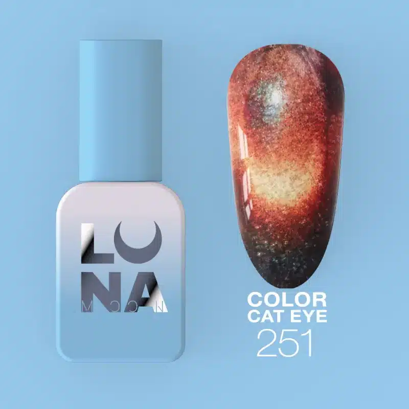 Color Cat Eye Nº251 gel polish, Luna Moon, 8 ml