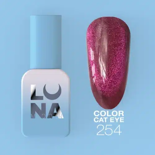 Color Cat Eye Nº254 gel polish, Luna Moon, 8 ml