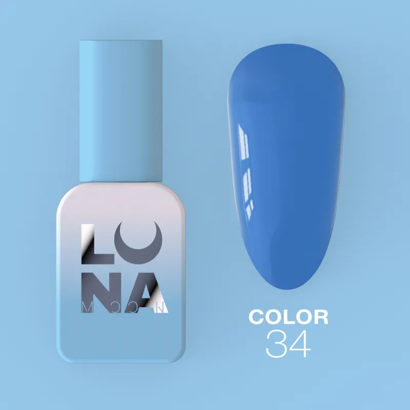 Color Nº34 gel polish, Luna Moon, 8 ml