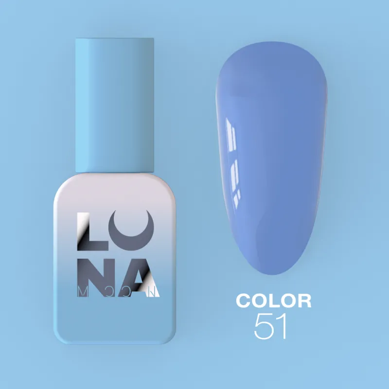 Color Nº51 gel polish, Luna Moon, 8 ml
