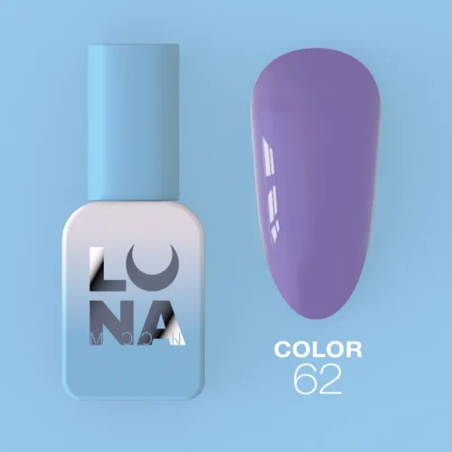 Color Nº62 gel polish, Luna Moon, 8 ml