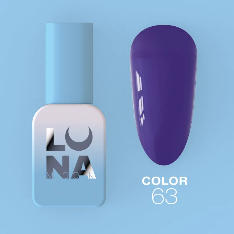 Color Nº63 gel polish, Luna Moon, 8 ml