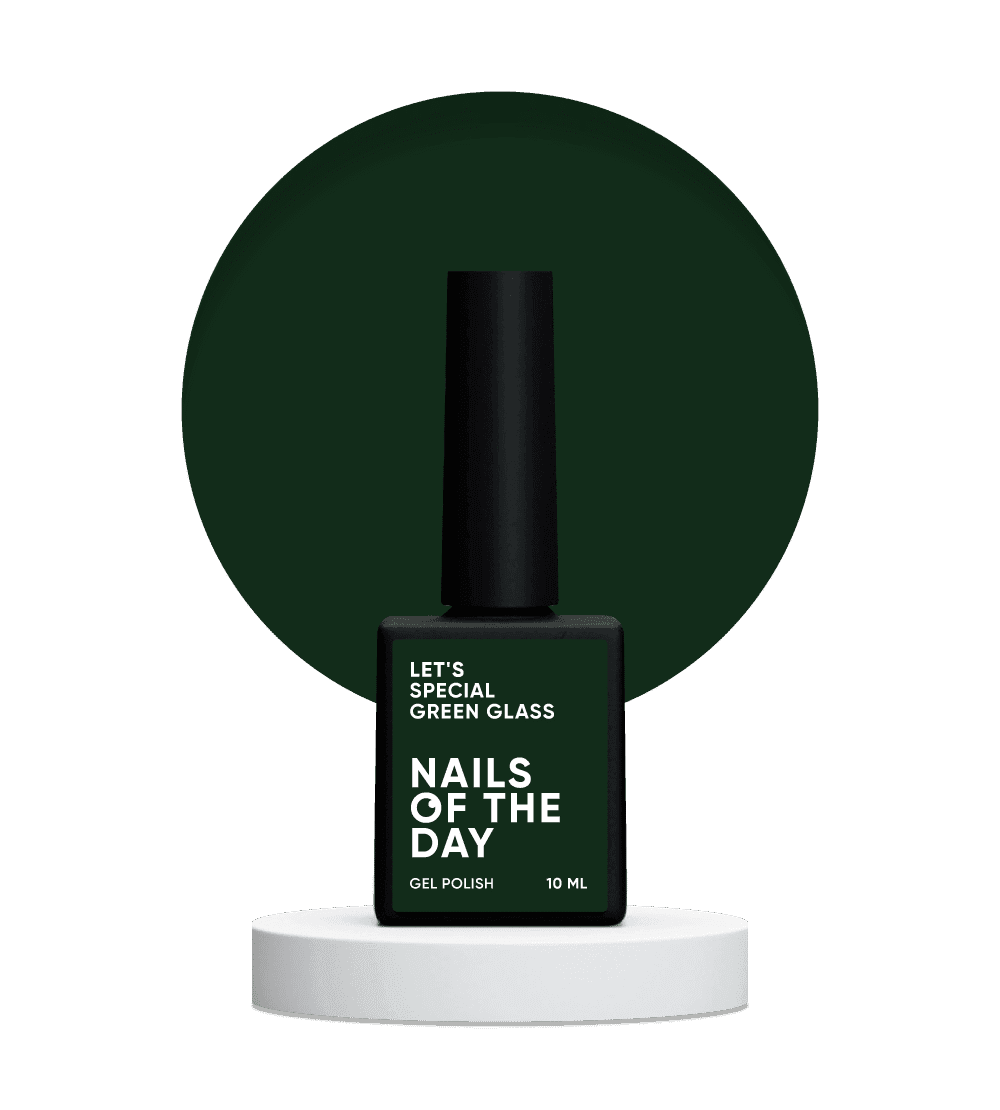 NAILSOFTHEDAY Let's special Green glass