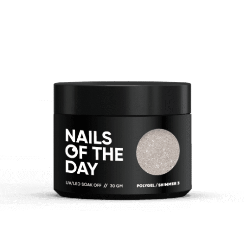 NAILSOFTHEDAY Polygel shimmer 03