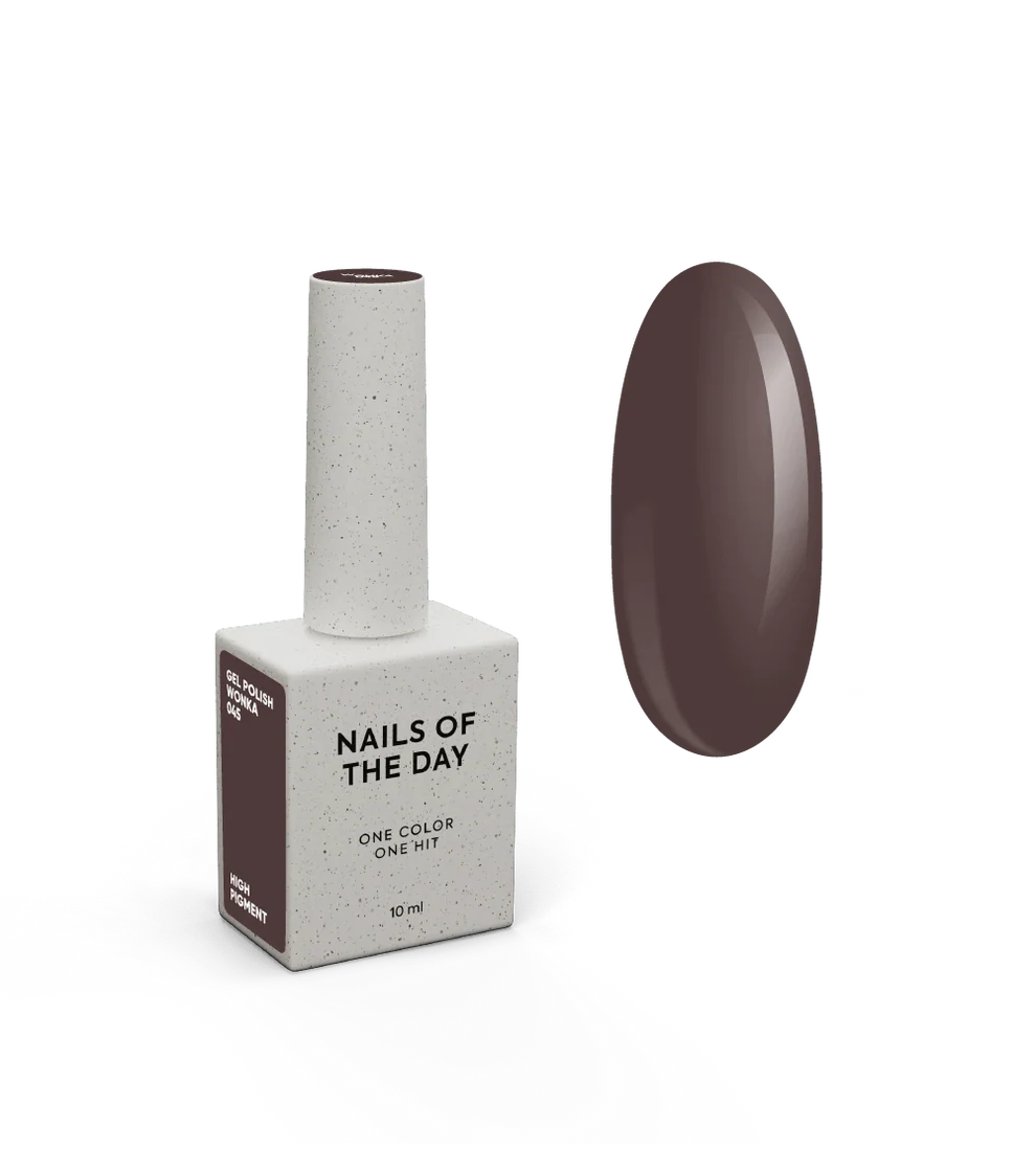 NAILSOFTHEDAY Let’s Special Wonka 045 – Marrón Apagado · 10 ml